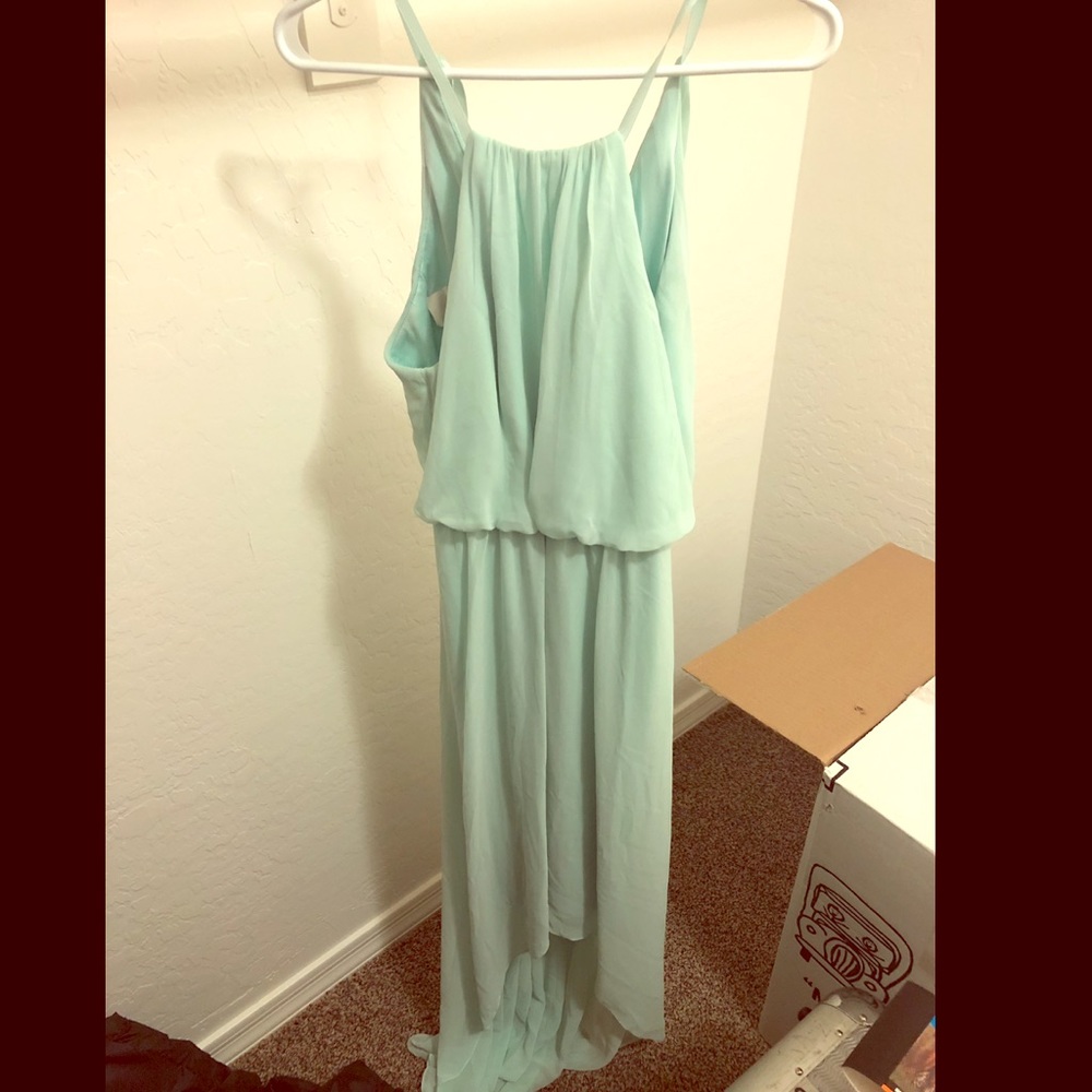 Sea Foam Bridesmaids Dress